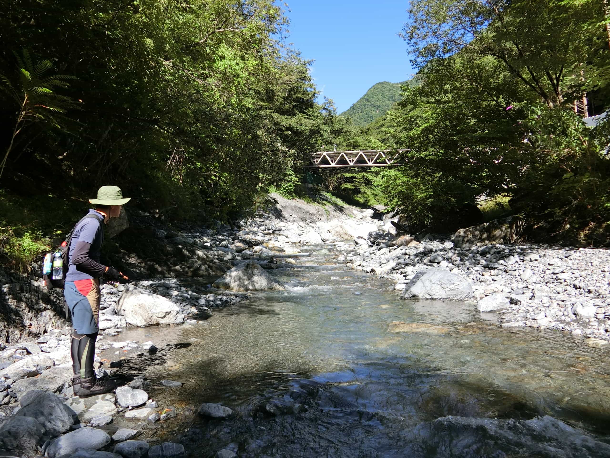 【長野県大鹿村の小渋川で渓流釣り】イワナを食べるつもりが平常通りの丸坊主
