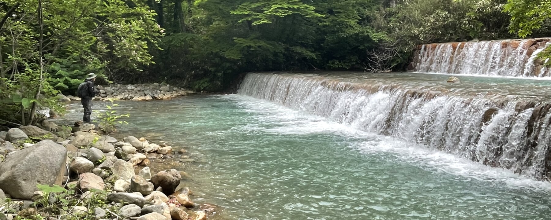 仙台白石川ヤマメ・イワナ渓流釣り